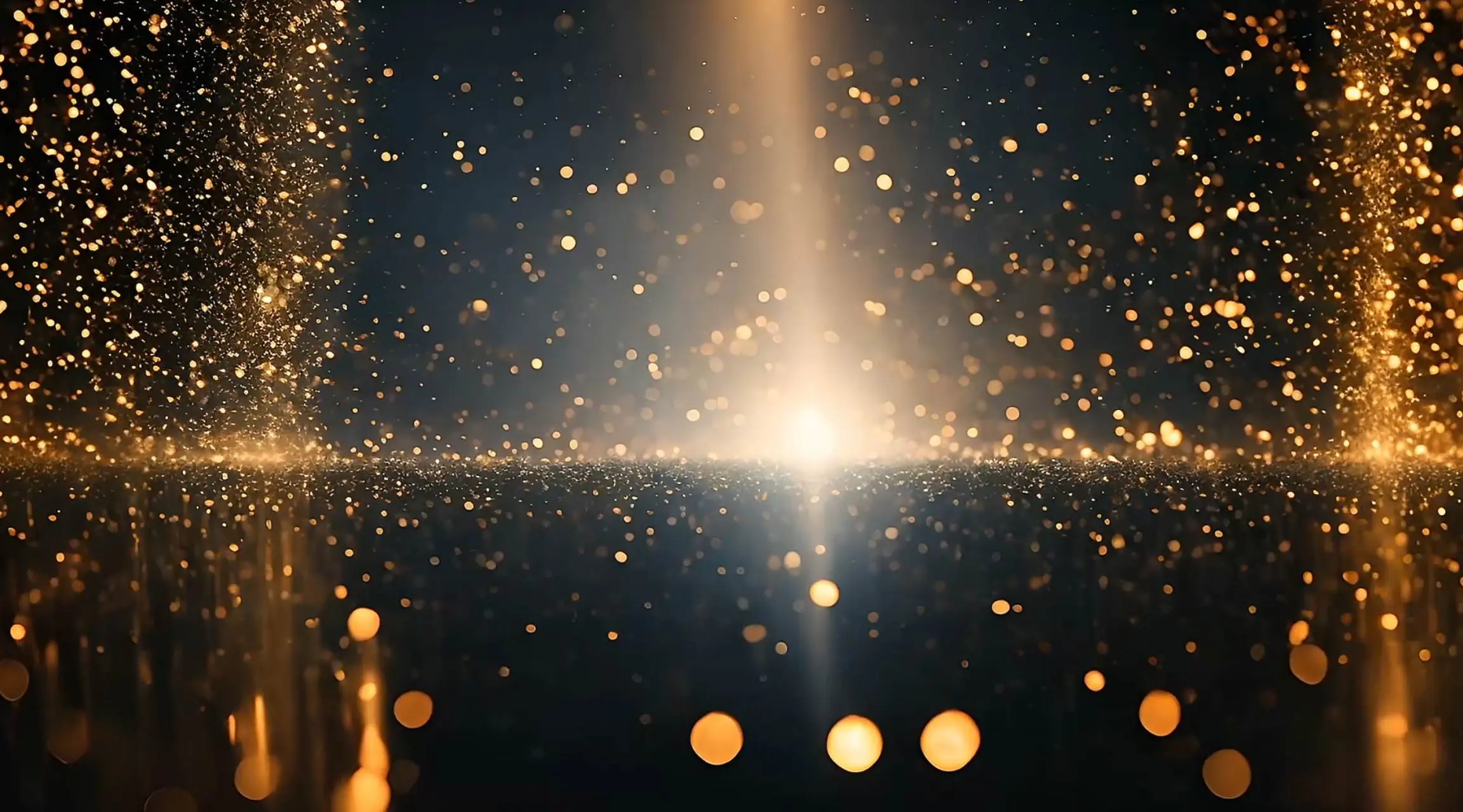 Luxurious Gold Particles Elegant Event Background Animation